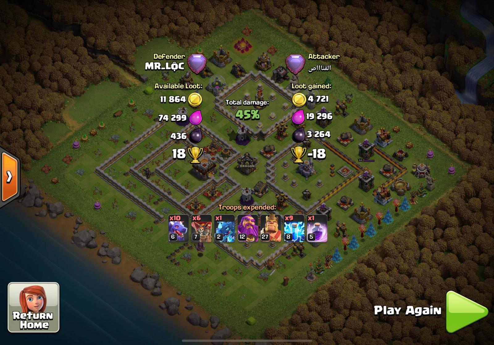 NEW BASE TH11 THỦ LÀ CỘNG CÚP CHỐNG RỒNG LEO RANK HUYỀN THOẠI Clash of